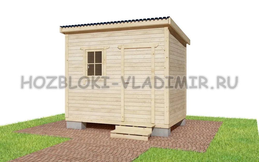 Хозблок 3х2м имитация бруса